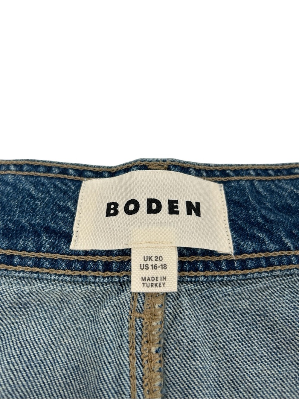 Boden 5 Pocket Denim Front Slit Maxi Skirt US Size 16-18 - Picture 8 of 10